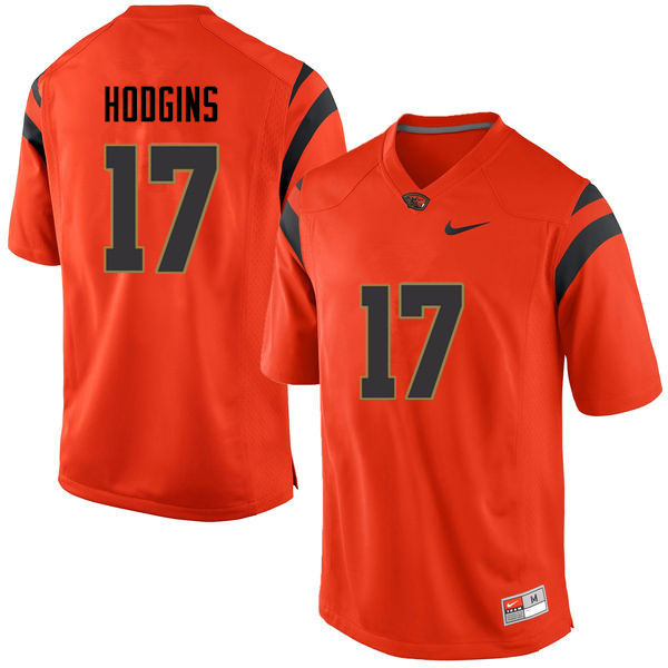 Youth Oregon State Beavers #17 Isaiah Hodgins College Football Jerseys Sale-Orange
